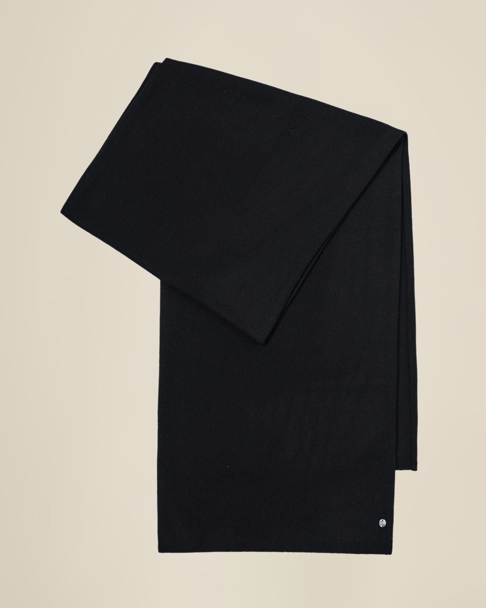 kvss  black cashmere scarf