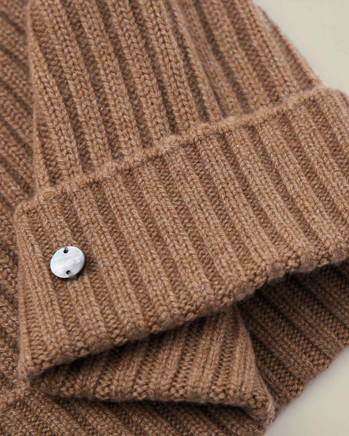 kvss  brown cashmere beanie  