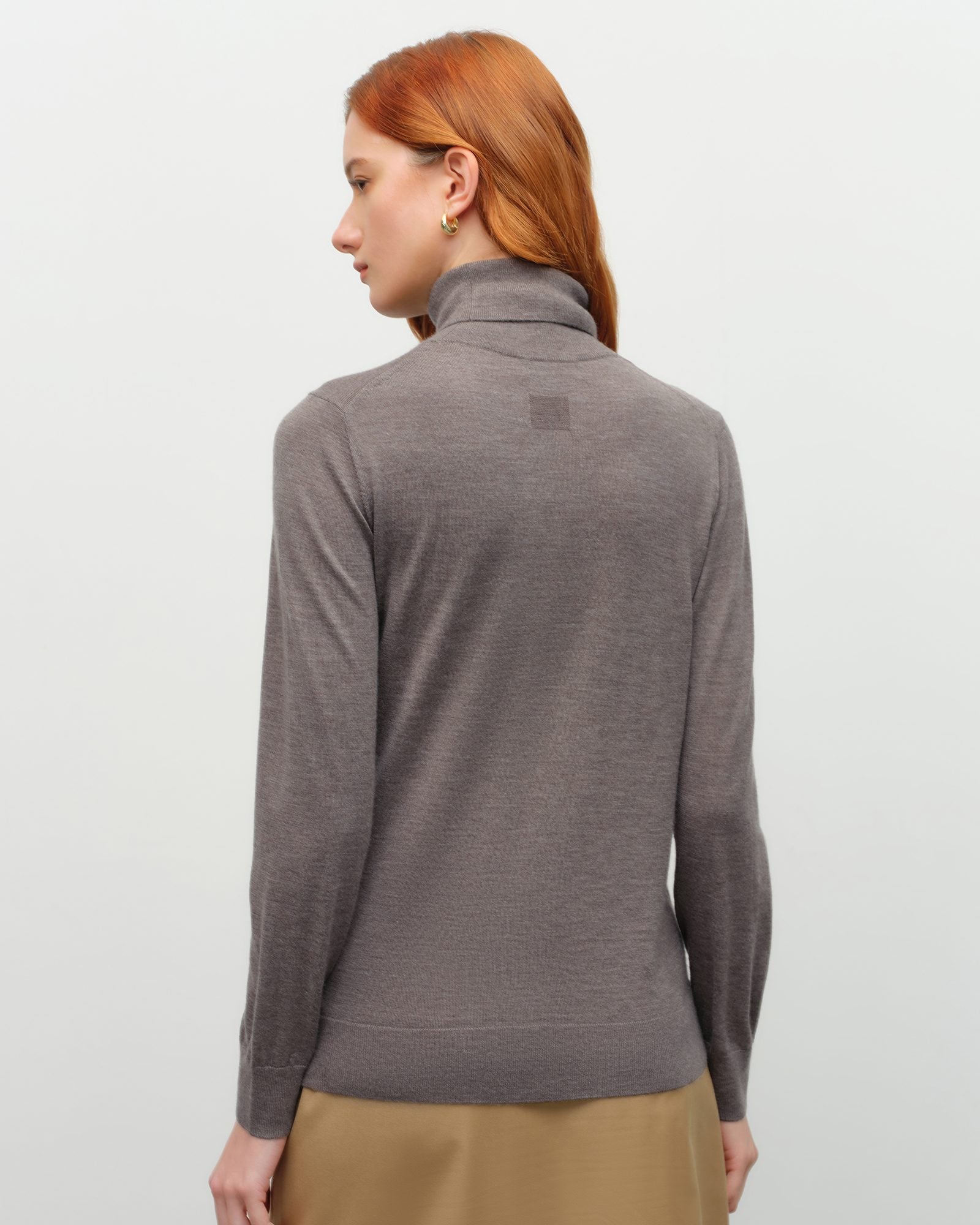 kvss  brown cashmere sweater  