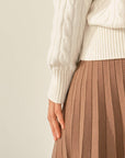 kvss  cashmere cable knit