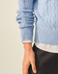kvss  cashmere cable knit jumper  