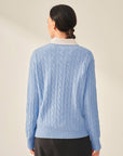 kvss  cashmere cable knit jumper  kvss