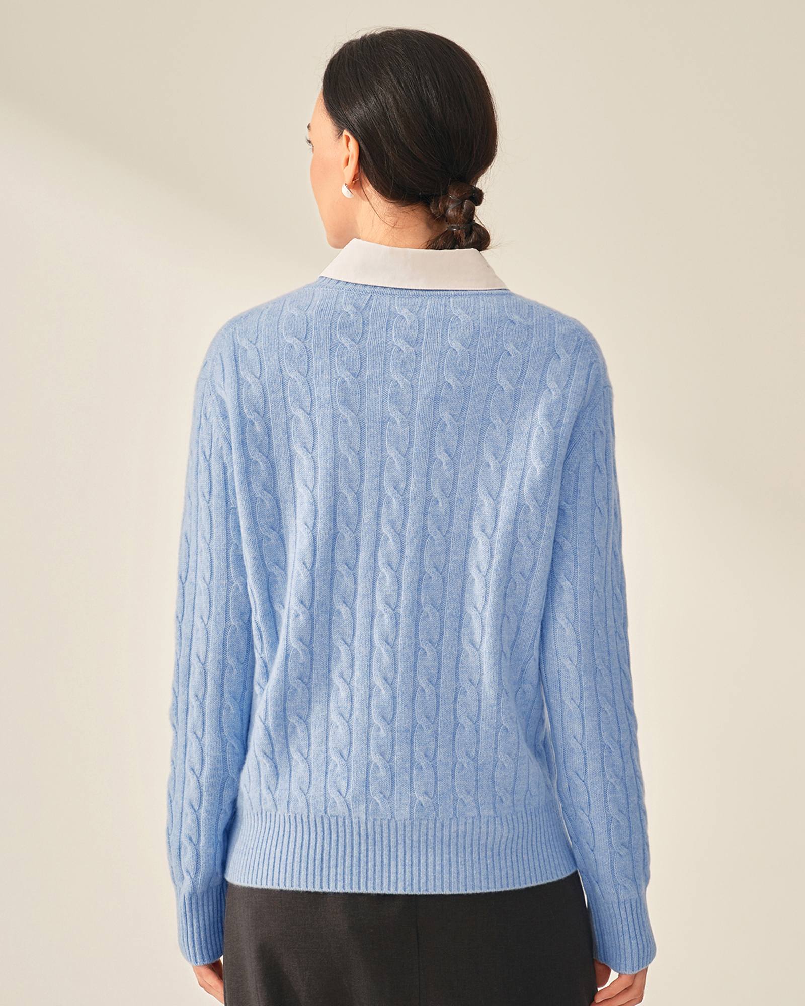 kvss  cashmere cable knit jumper  kvss