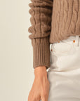 kvss   cashmere cable knit sweater  
