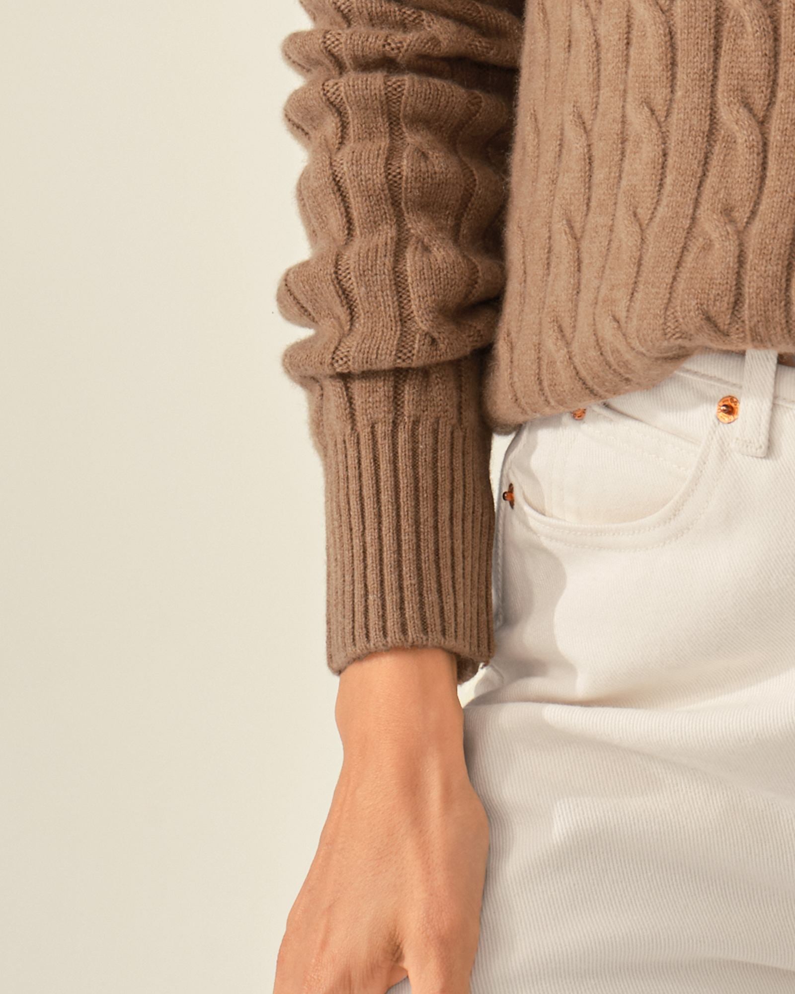 kvss   cashmere cable knit sweater  