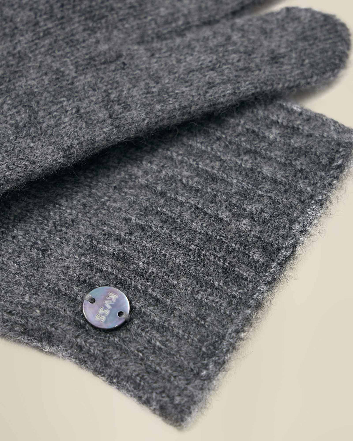kvss  cashmere grey gloves  
