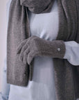 kvss  cashmere hat scarf and gloves  