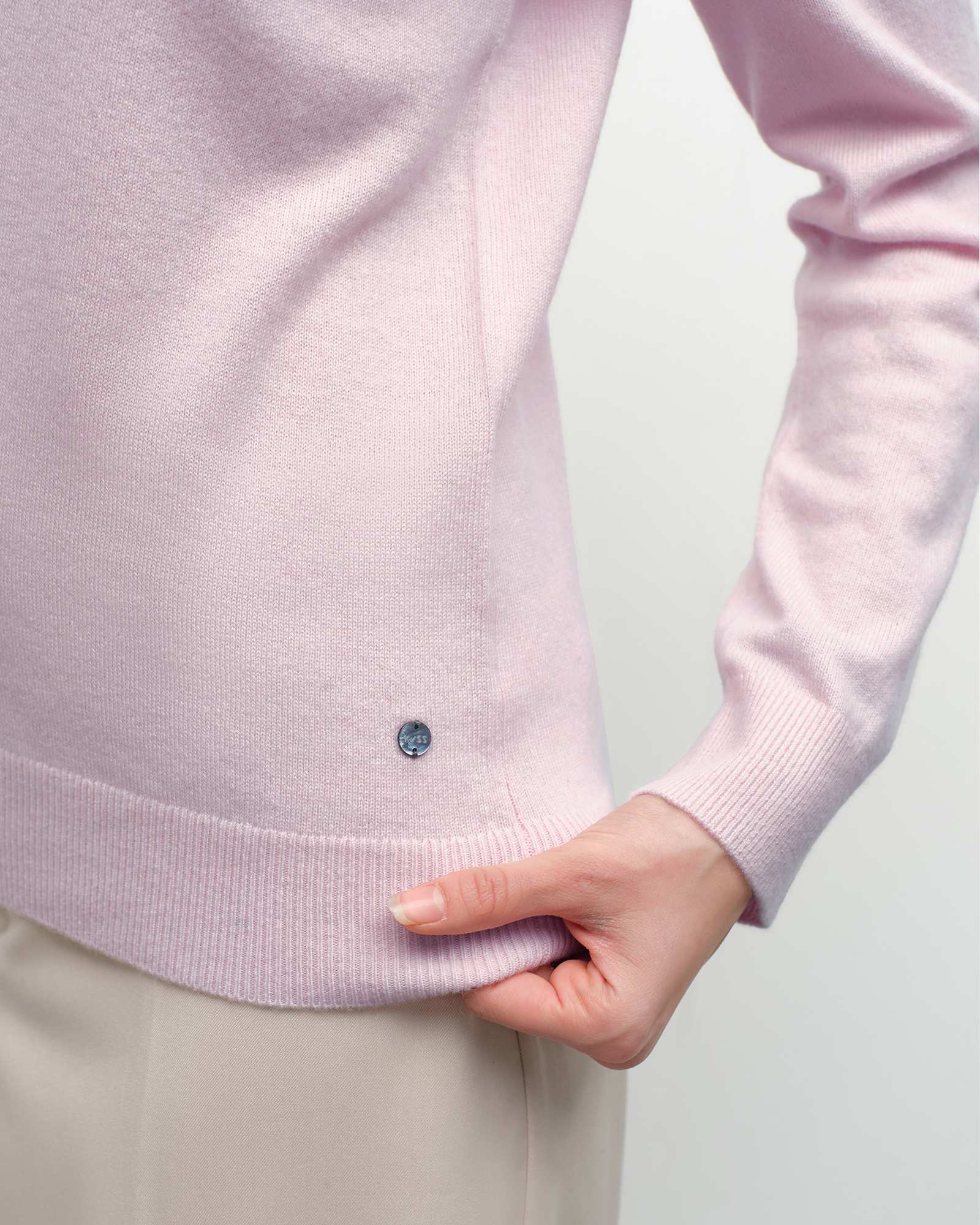 kvss  cashmere polo shirt   kvss