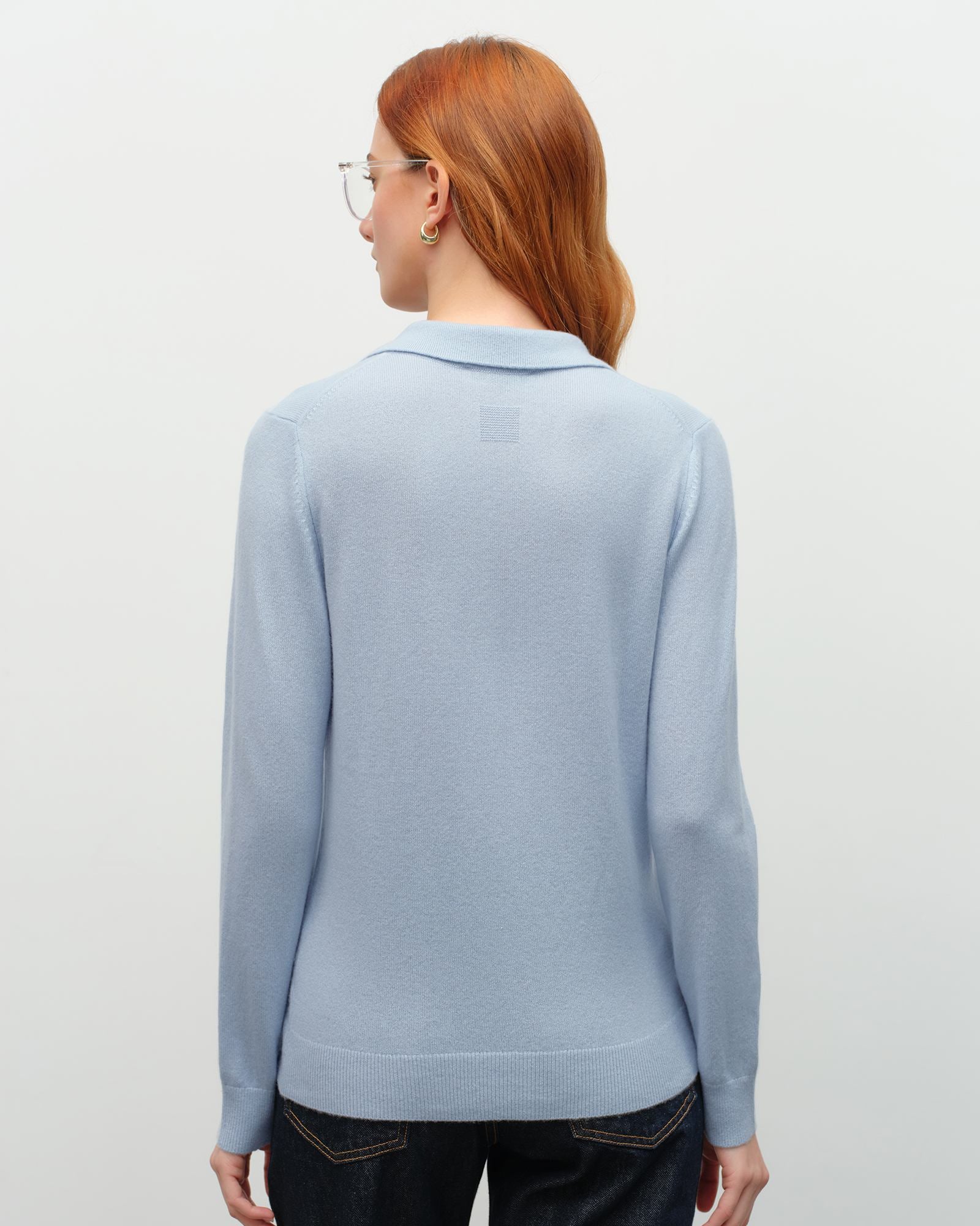 kvss  cashmere polo sweater  