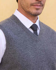 kvss  cashmere v neck vest  