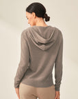 kvss  cashmere zip hoodie