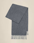 kvss  gray cashmere scarf