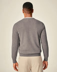 kvss  grey cashmere sweater men's  kvss
