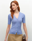 kvss  light blue cashmere cardigan  
