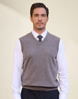 kvss  men's cashmere sleeveless sweater vest  kvss