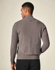 kvss  men's cashmere zip up  