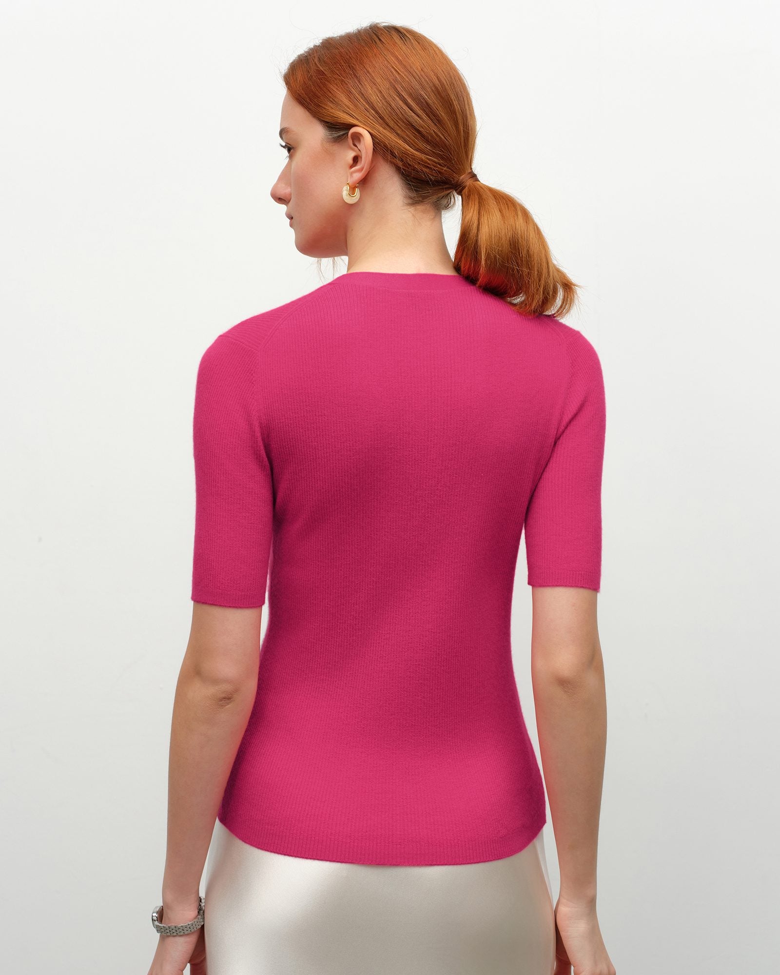 kvss  pink cashmere sweater  