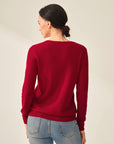 kvss  red cashmere jumper  kvss