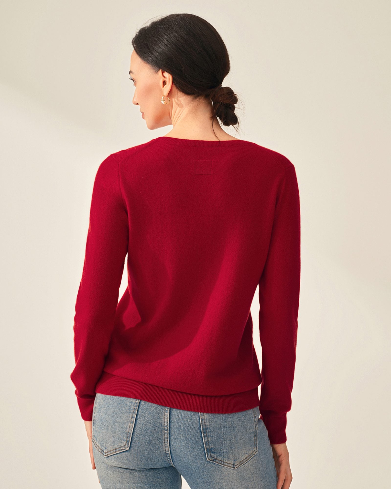 kvss  red cashmere jumper  kvss