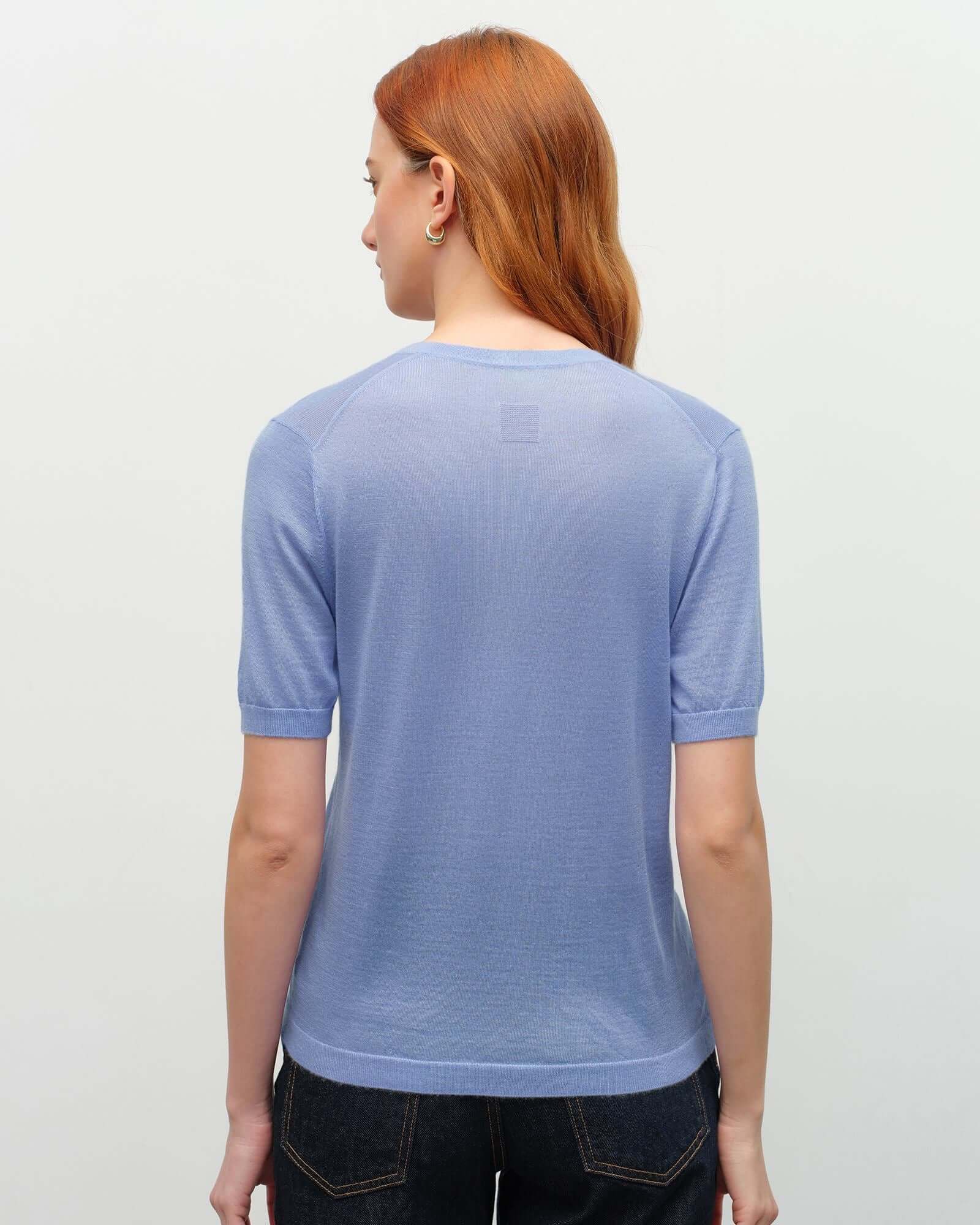 kvss  short sleeve cashmere t shirt  kvss