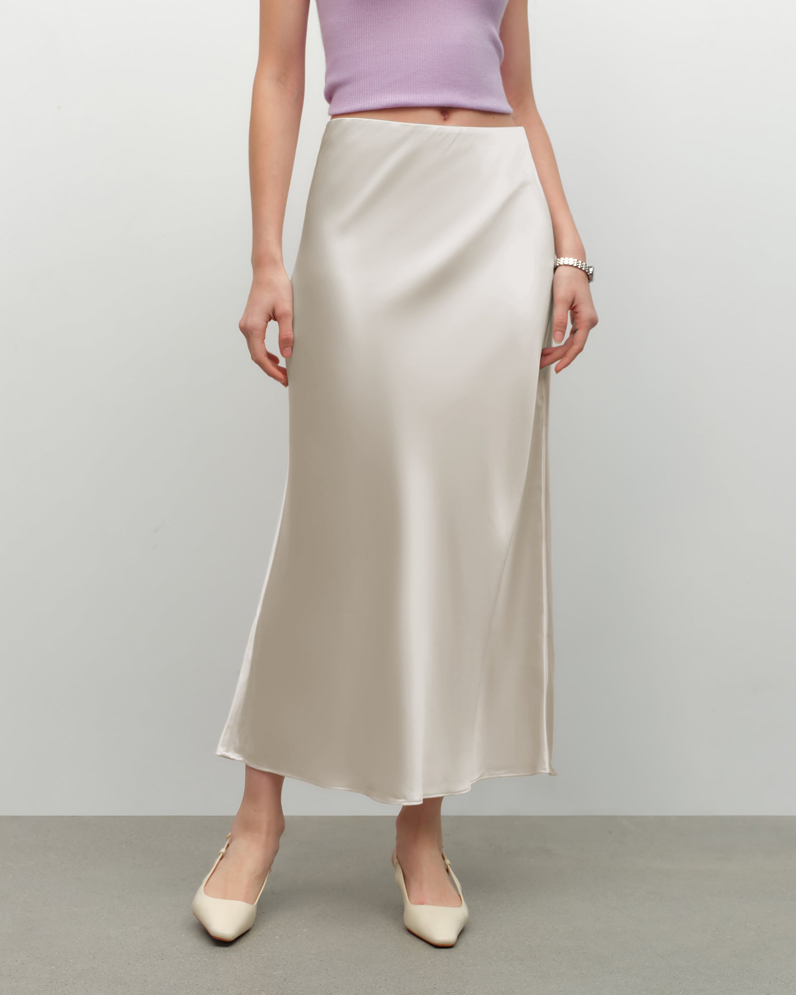 kvss silk skirt