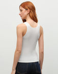 kvss silk tank white 