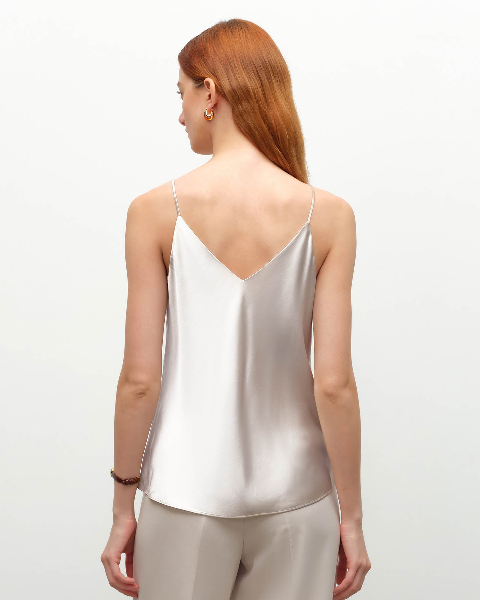 kvss v neck silk tank