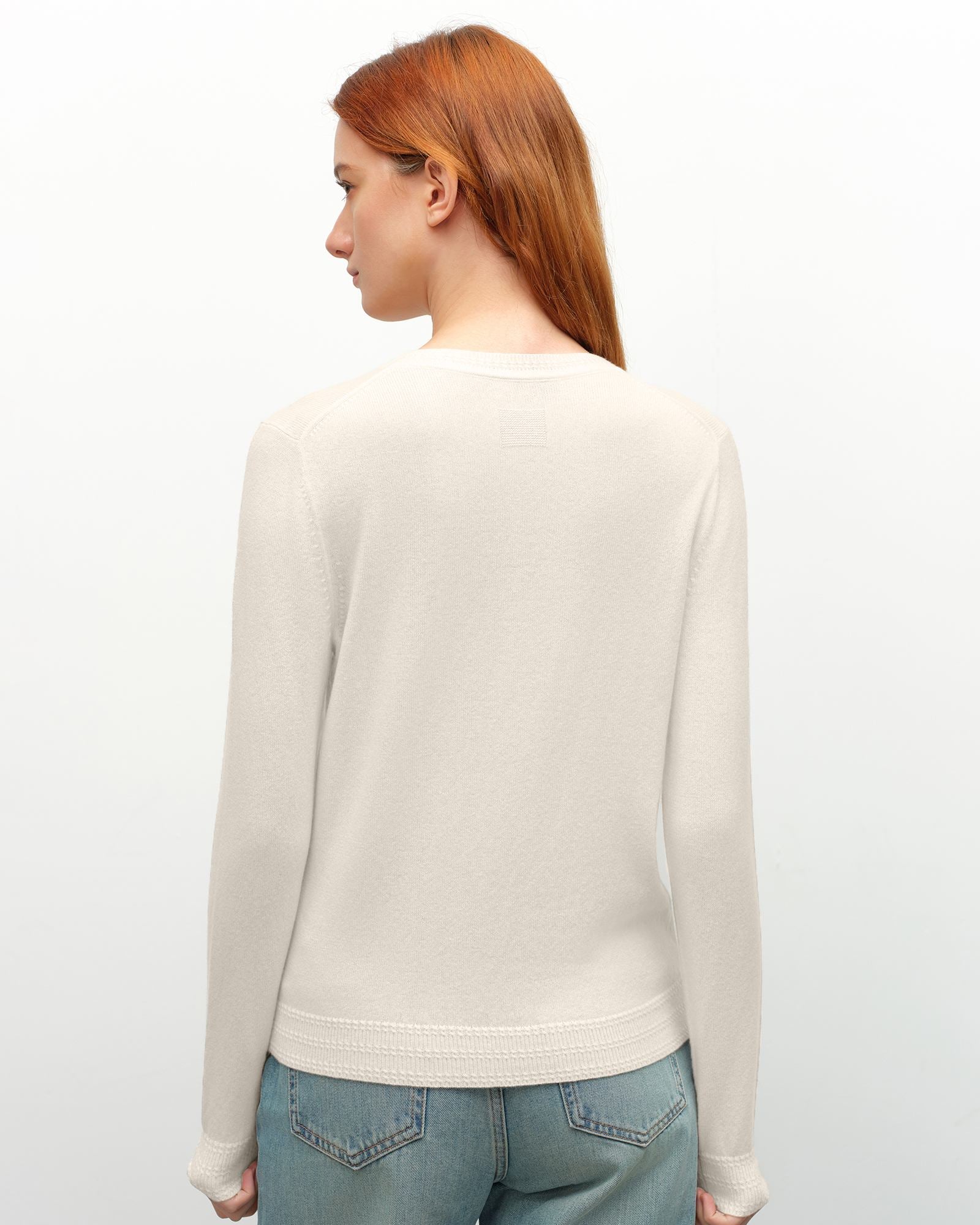 kvss  white cashmere t shirt  
