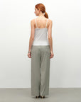  kvss  white silk tank top 