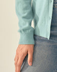 kvss  womens green cashmere sweater