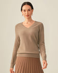 light brown cashmere jumper