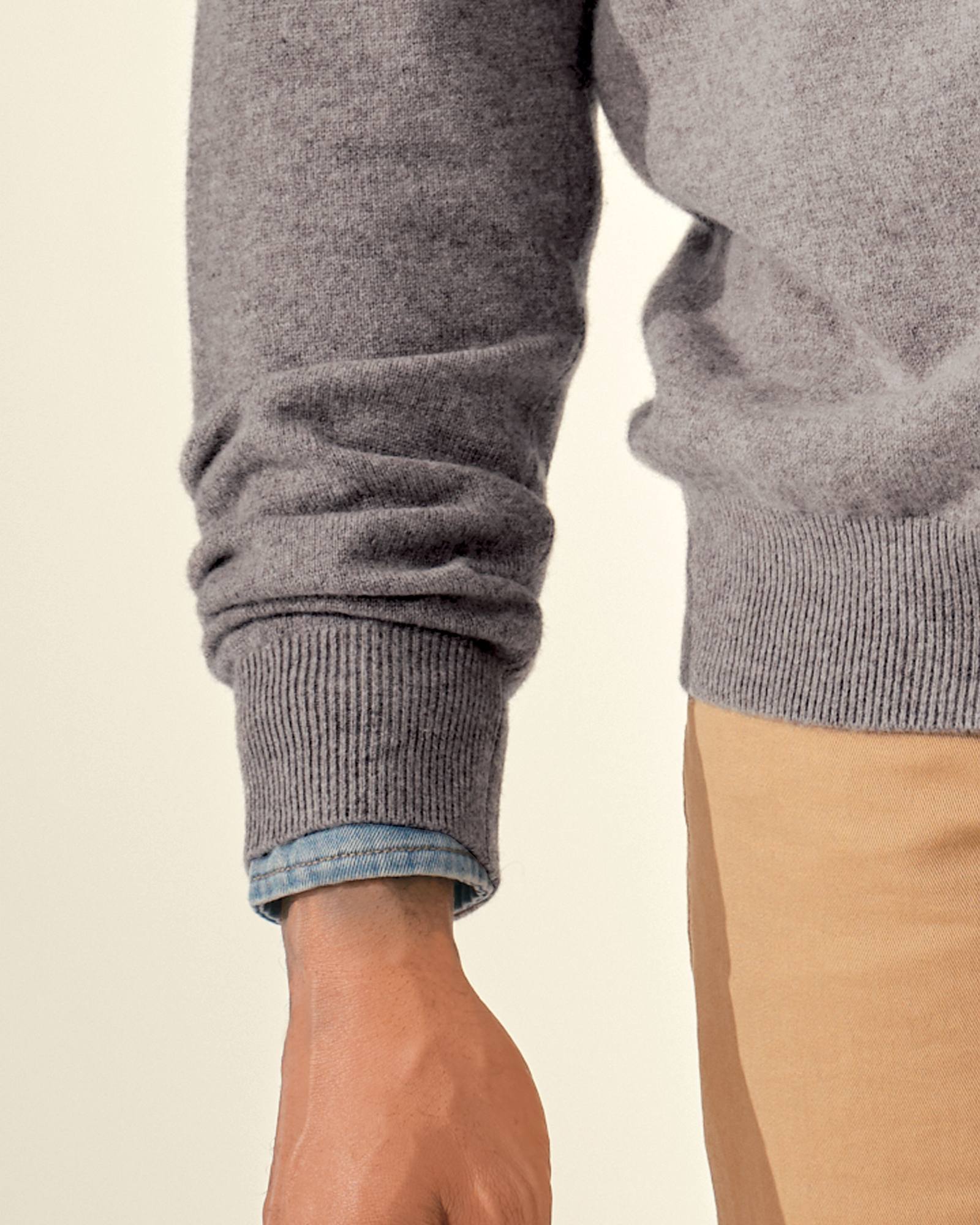 light gray cashmere cardigan  kvss  
