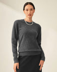 light grey cashmere sweater
