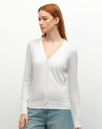 long cashmere cardigan