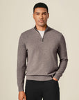 men's cashmere zip up