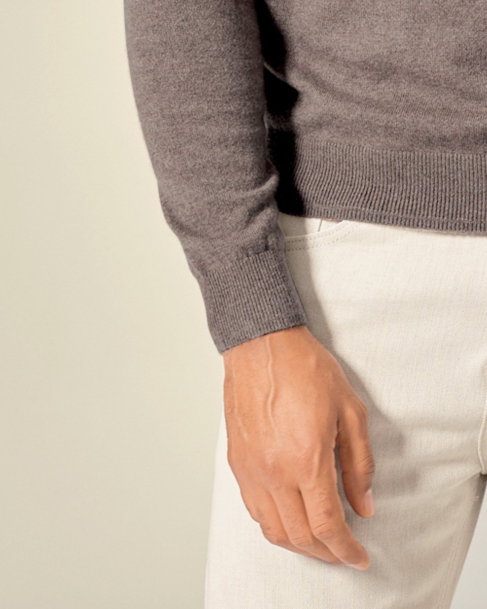 Men's 100% Pure Cashmere Crew Neck Pullover Sweater