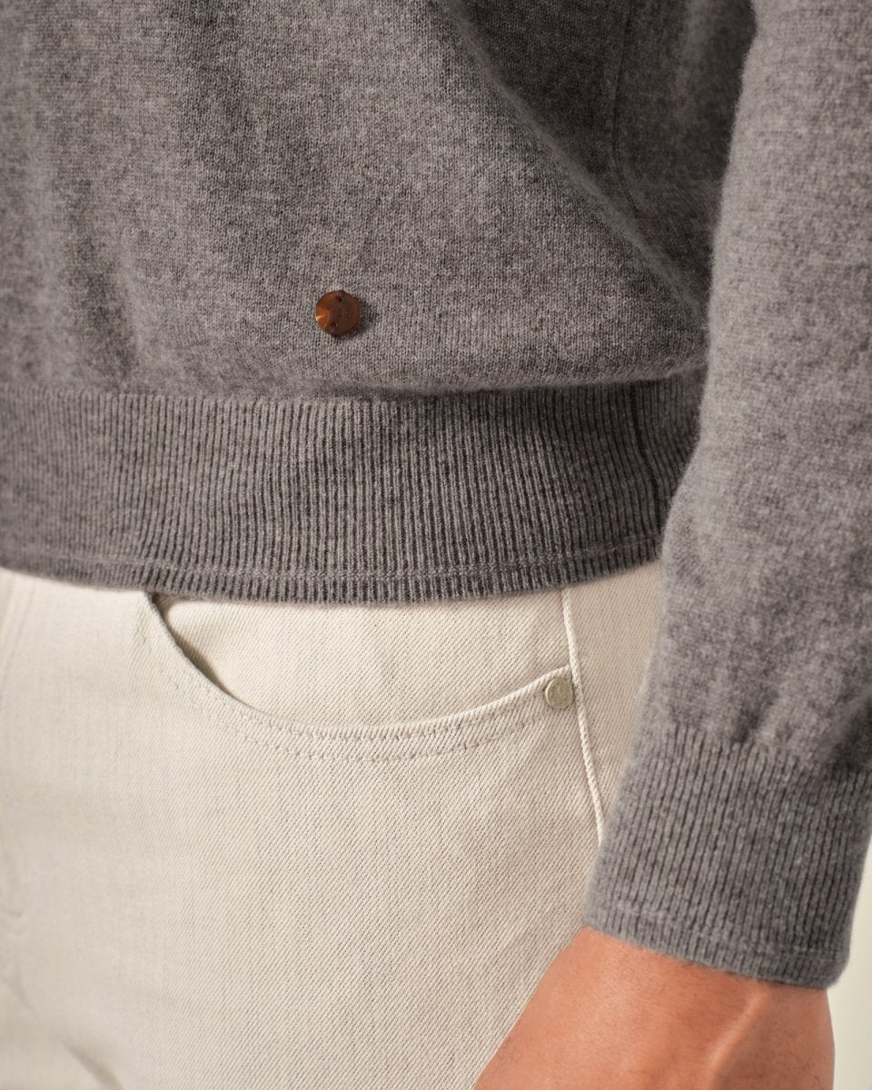 Men's 100% Pure Cashmere Crew Neck Pullover Sweater