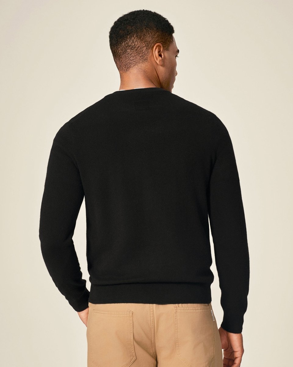 Men's 100% Pure Cashmere Crew Neck Pullover Sweater