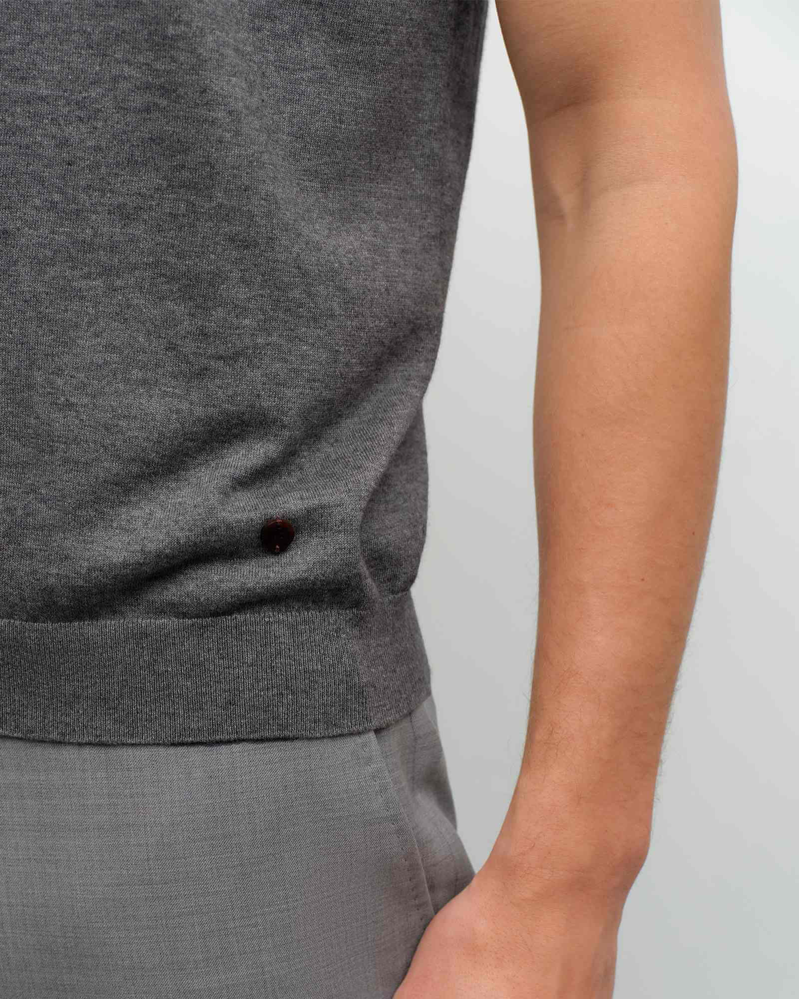 mens cashmere polo shirt