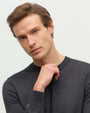 mens grey cashmere sweater