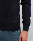 navy blue cashmere sweater