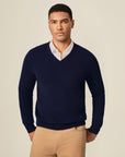 navy cashmere jumper