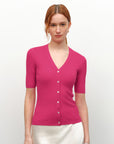 pink cashmere sweater