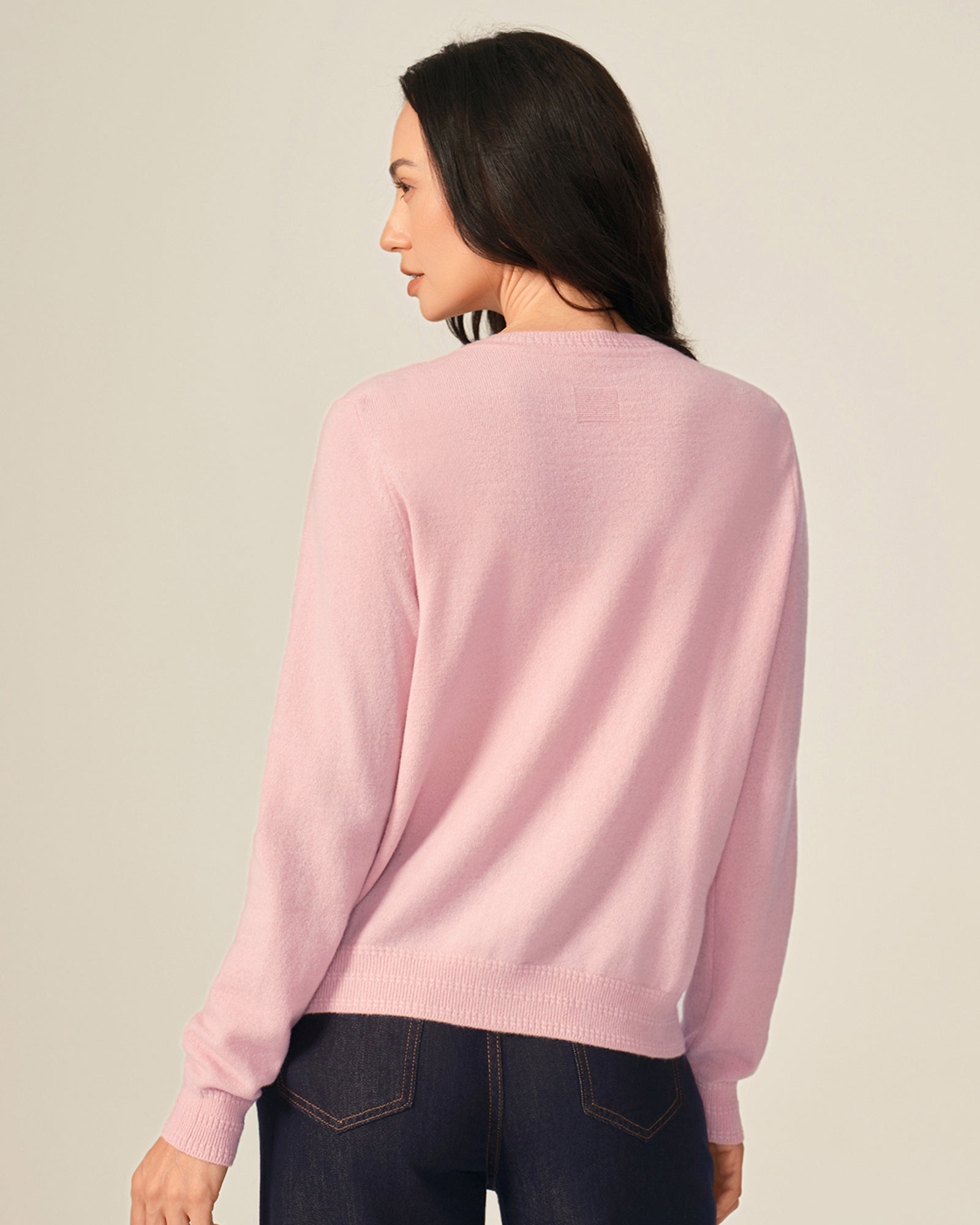 pink sweater cashmere