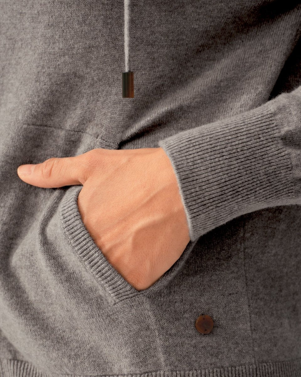 Pure Cashmere Zip - Up Hoodie for Women