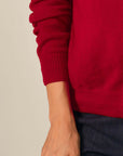 red cardigan cashmere  kvss