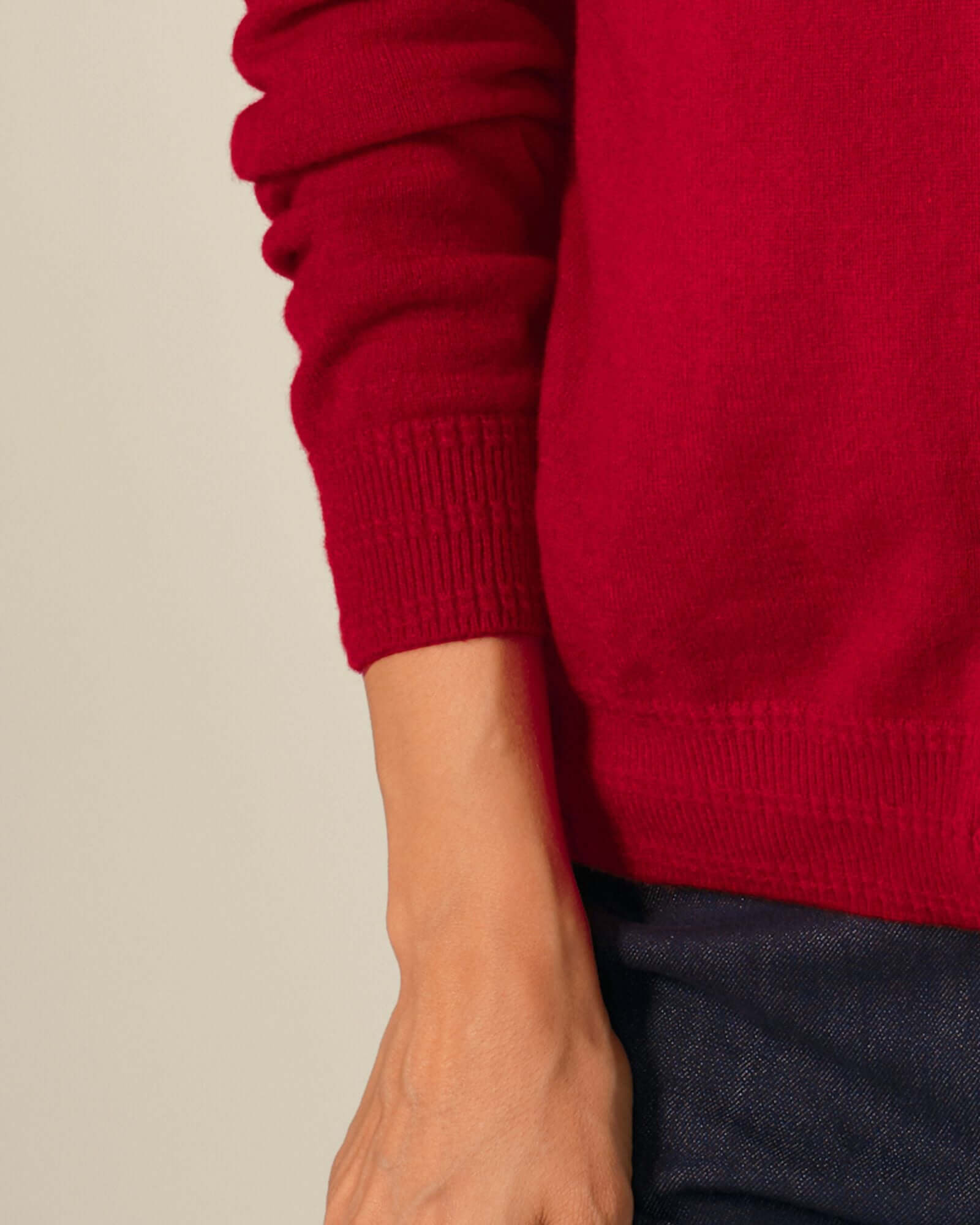 red cardigan cashmere  kvss