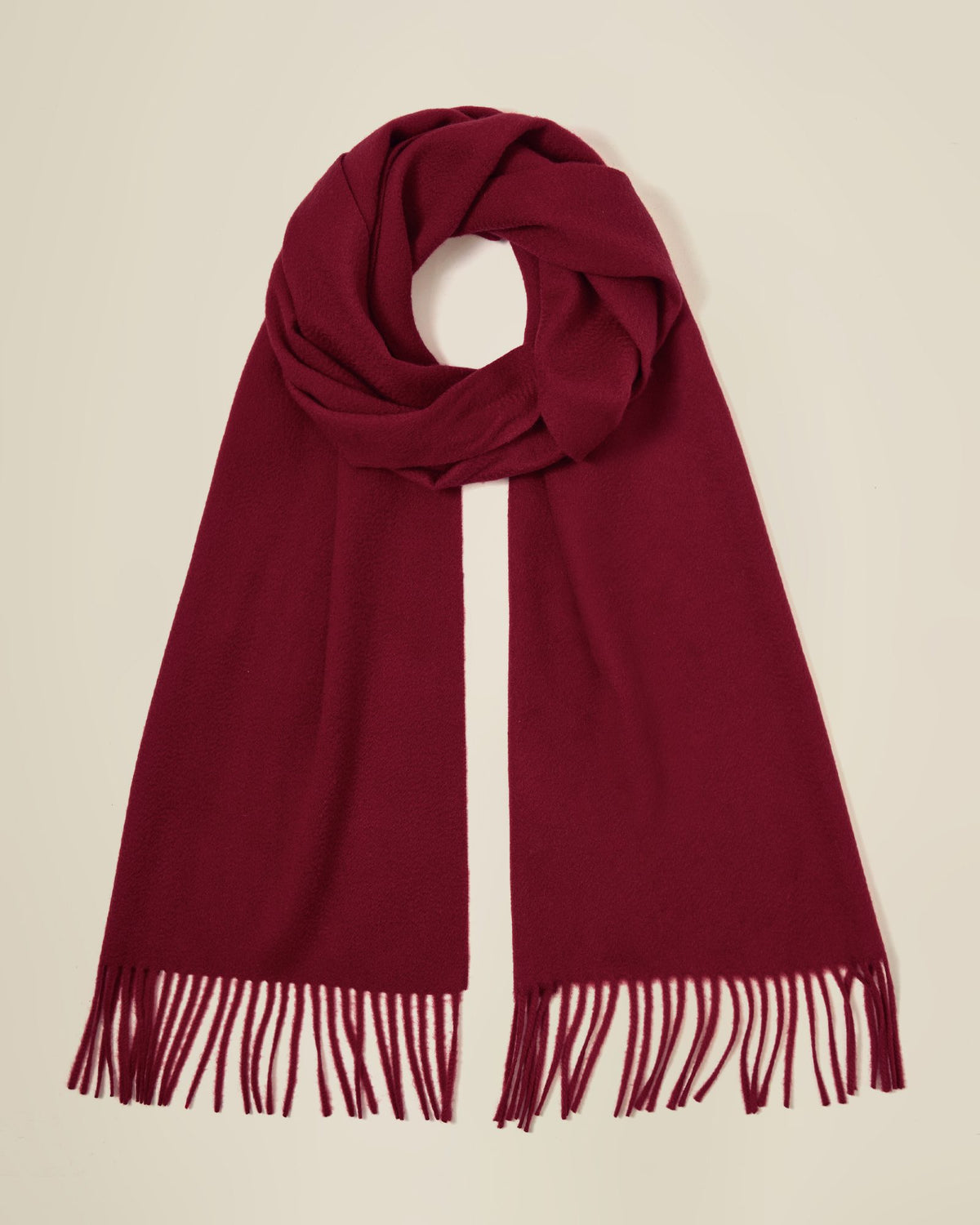 red cashmere scarf  kvss