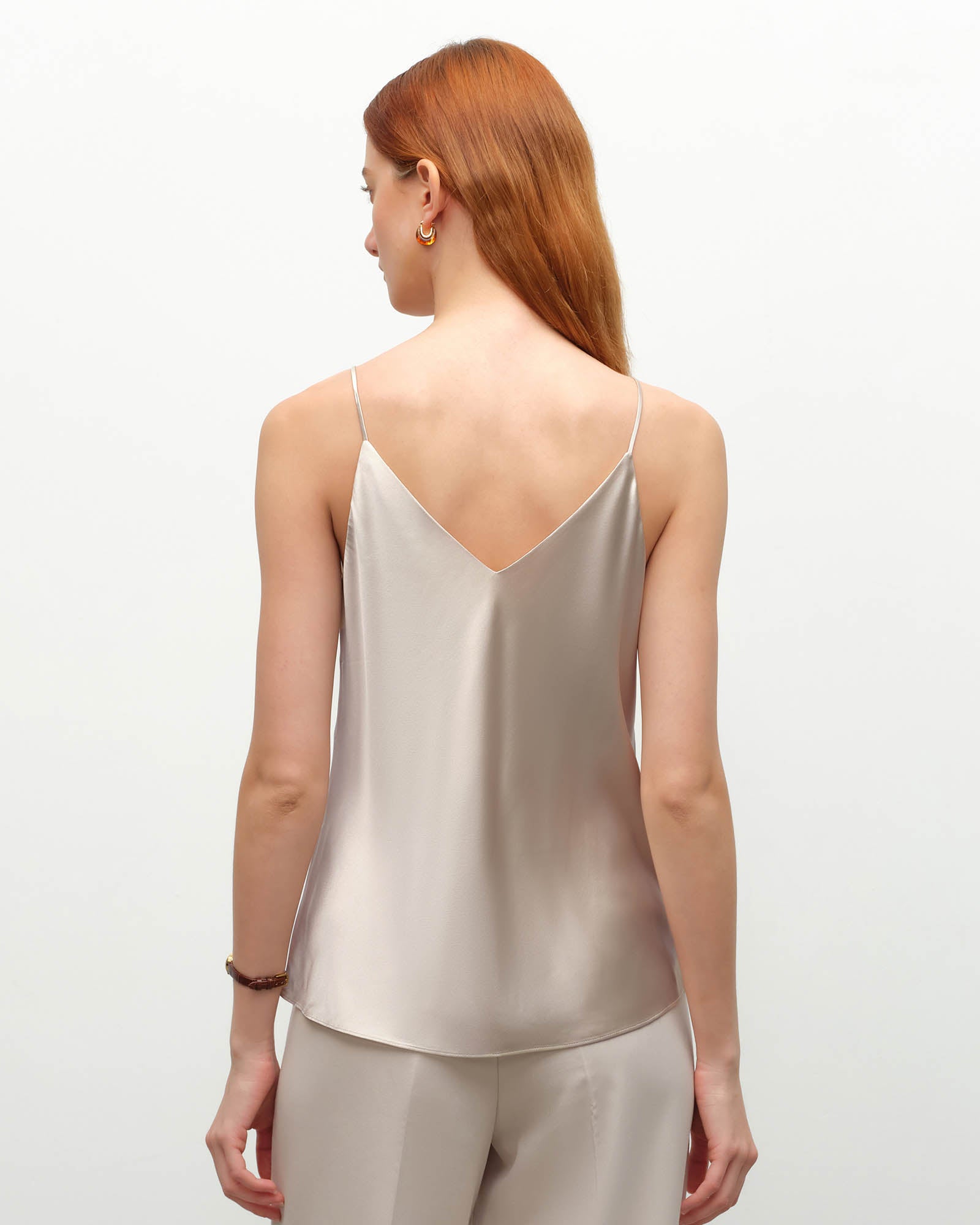silk knit tank