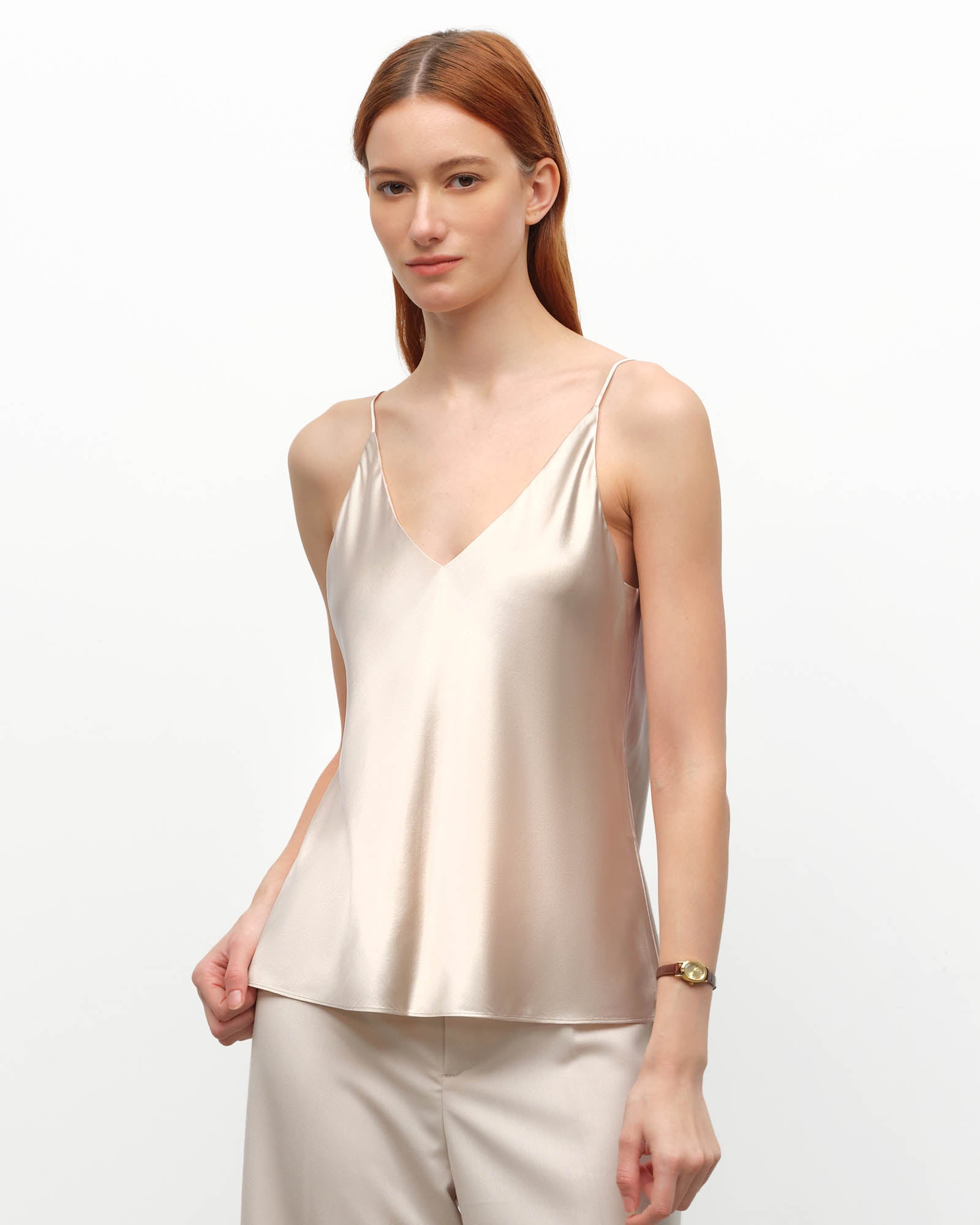 silk tank top womens